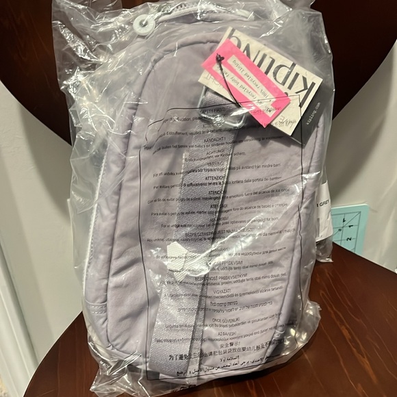 NWT Kipling Women's Blake Sling Backpack Crossbody Bag Tender Grey - Picture 5 of 5